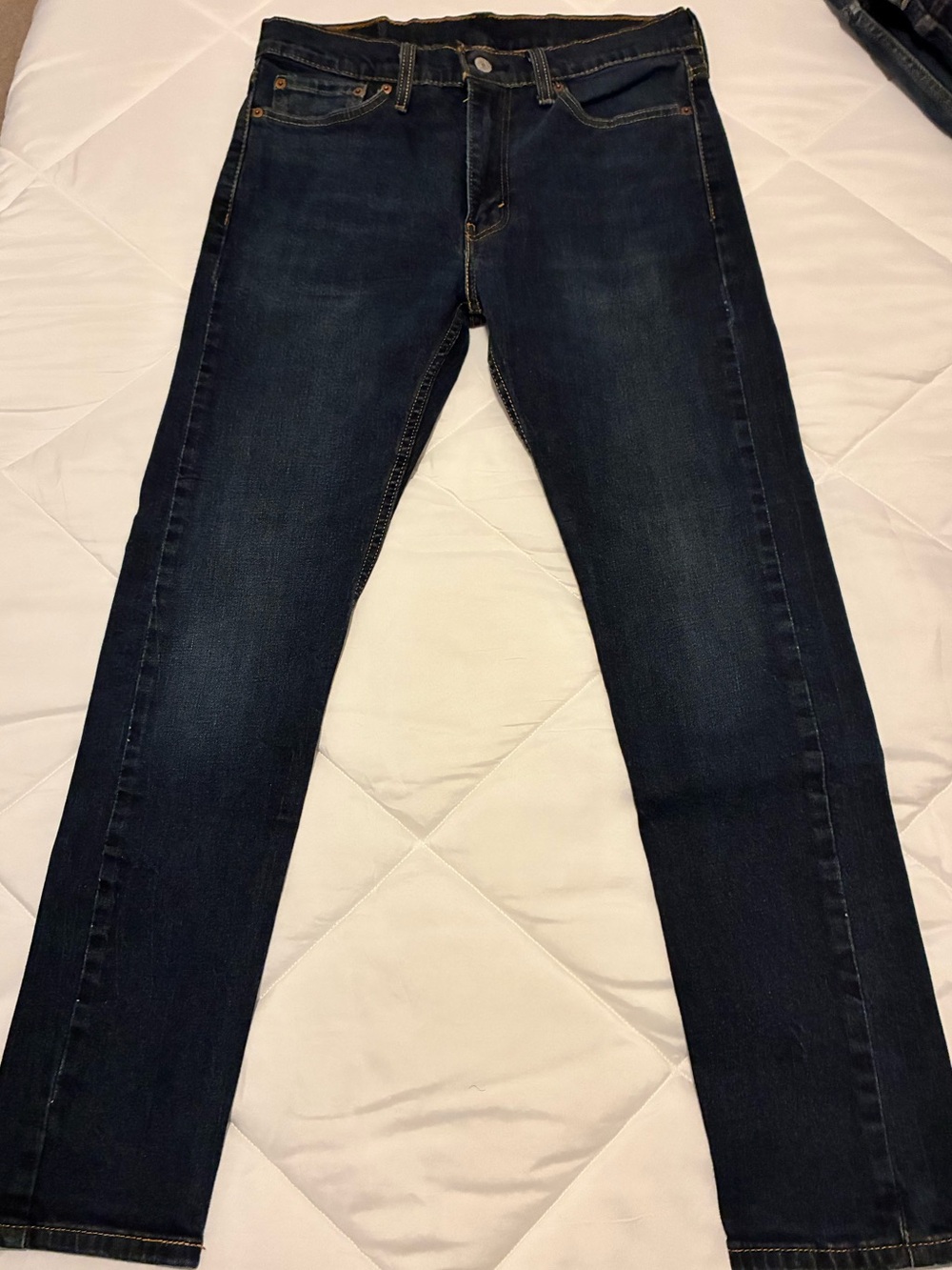 Levi's Slim Straight Dark Indigo Jeans W33 L32